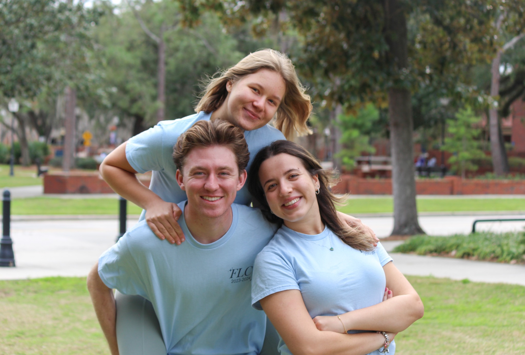 Three FLC Council Members posing together